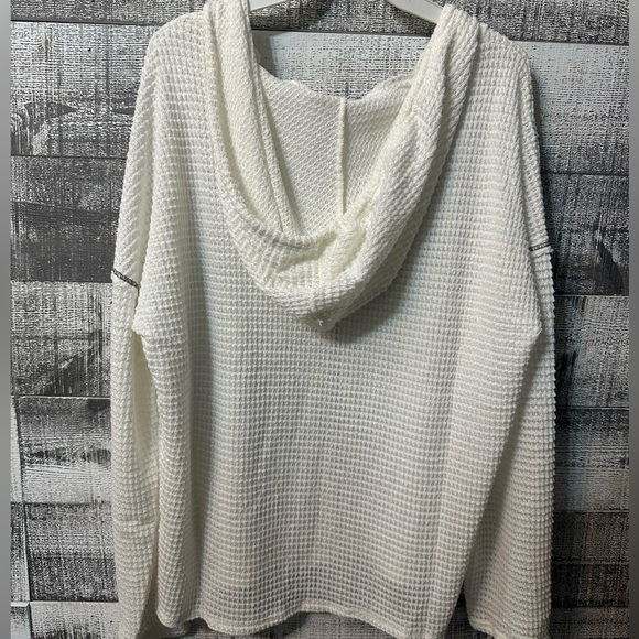 Waffle Knit Hoodie - Picture 3 of 4